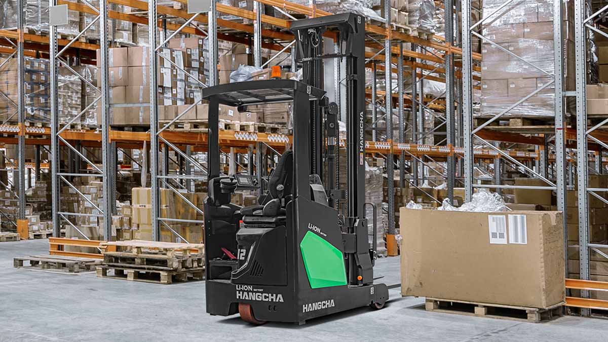 Xe nâng điện Reach Truck 1 tấn