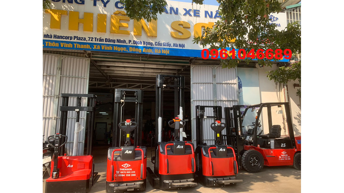 Xe nâng tay cao 1.6 tấn Lithium