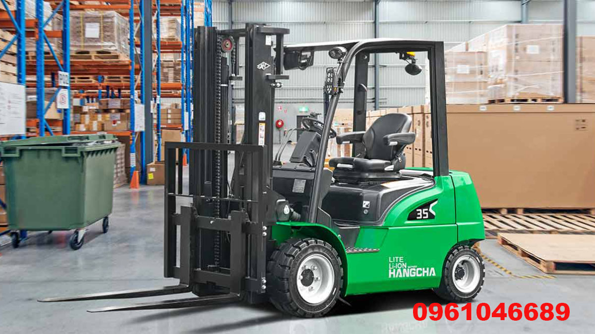 Xe nâng điện 2.5 tấn Lithium