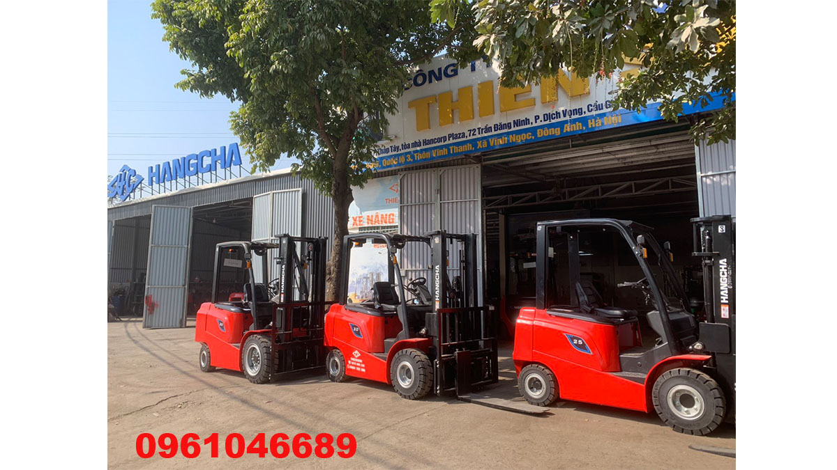 Xe nâng điện 2.5 tấn Lithium