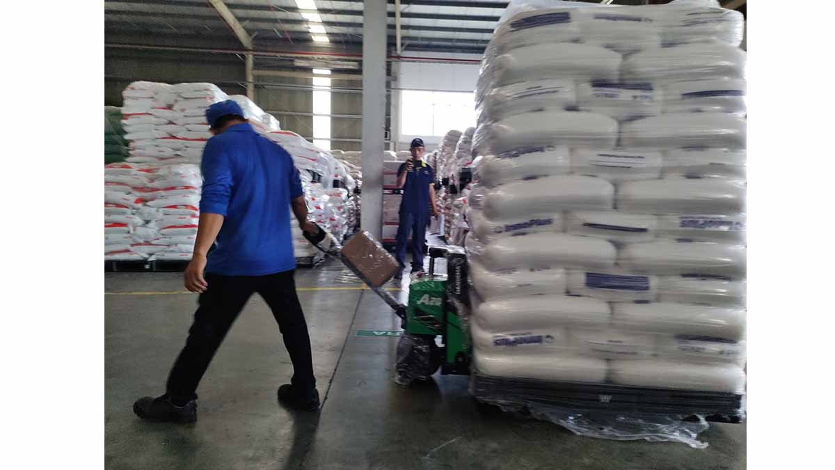 Xe nâng tay điện thấp