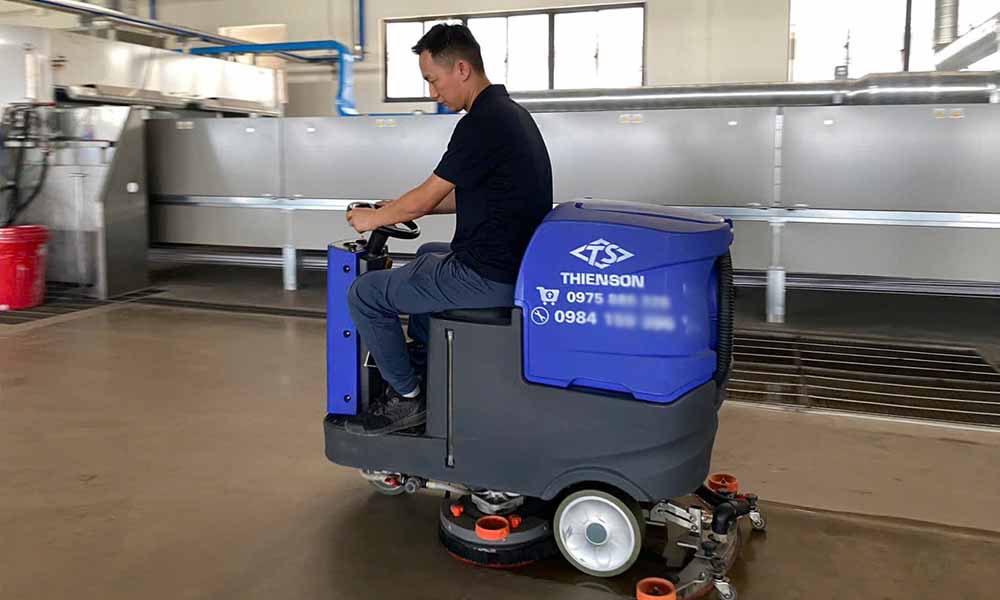 Cho thuê máy chà sàn công nghiệp