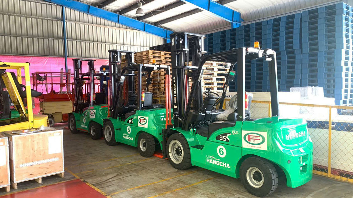 Thuê xe nâng điện 3 tấn