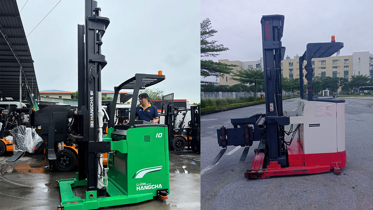 Xe nâng điện 3 chiều